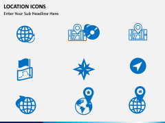 Location icons PPT slide 1