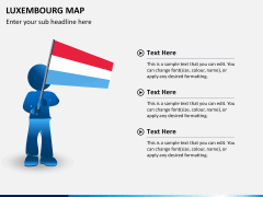 Luxembourg map PPT slide 18