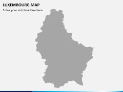 Luxembourg map PPT slide 3