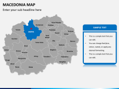 Macedonia map PPT slide 10