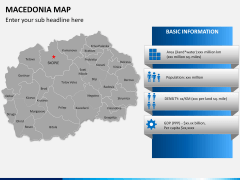 Macedonia map PPT slide 19