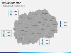 Macedonia map PPT slide 20