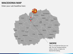 Macedonia map PPT slide 21