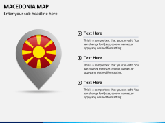 Macedonia map PPT slide 24