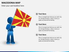 Macedonia map PPT slide 25