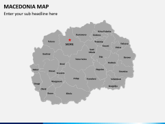Macedonia map PPT slide 3