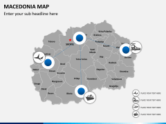 Macedonia map PPT slide 8