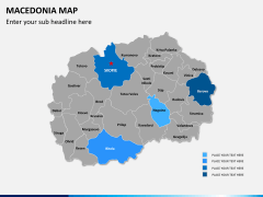 Macedonia map PPT slide 9