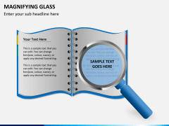 Magnifying glass PPT slide 3