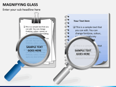 Magnifying glass PPT slide 4