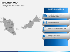 Malaysia map PPT slide 18