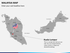 Malaysia map PPT slide 20