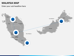 Malaysia map PPT slide 4