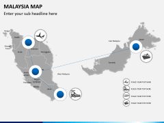Malaysia map PPT slide 5
