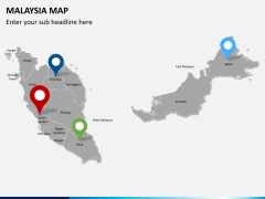 Malaysia map PPT slide 6