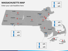 Massachusetts map PPT slide 15