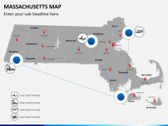 Massachusetts map PPT slide 5