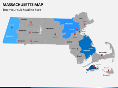 Massachusetts map PPT slide 9