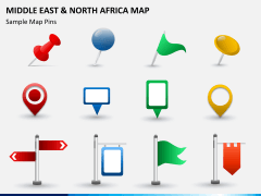 Middle east and north africa map PPT slide 18