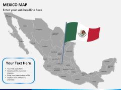 Mexico map PPT slide 23