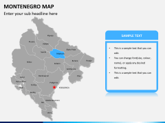 Montenegro map PPT slide 10