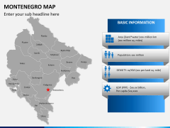 Montenegro map PPT slide 18