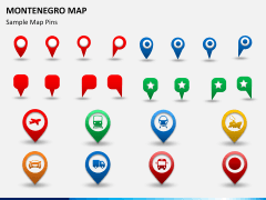 Montenegro map PPT slide 25