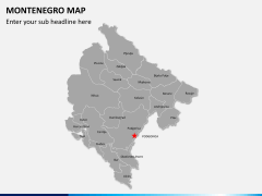 Montenegro map PPT slide 3
