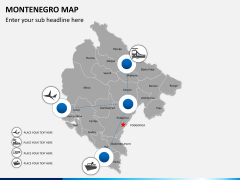 Montenegro map PPT slide 6
