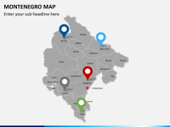 Montenegro map PPT slide 7