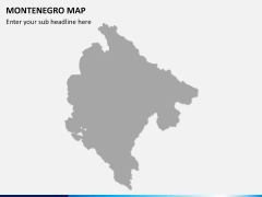 Montenegro map PPT slide 8