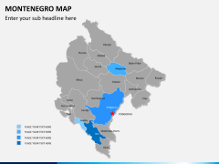 Montenegro map PPT slide 9