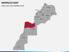 Morocco map PPT slide 2