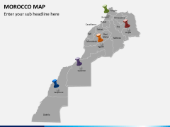 Morocco map PPT slide 4