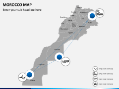 Morocco map PPT slide 6