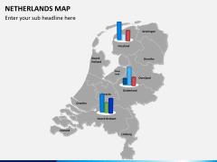 Netherlands map PPT slide 12