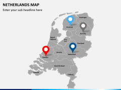 Netherlands map PPT slide 5