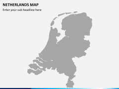 Netherlands map PPT slide 7