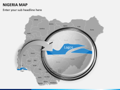 Nigeria map PPT slide 14