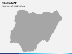 Nigeria map PPT slide 7