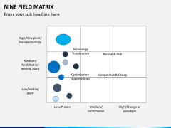 Nine field matrix PPT slide 11