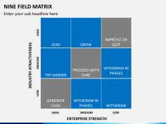 Nine field matrix PPT slide 7
