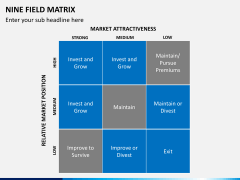 Nine field matrix PPT slide 9