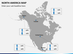 North america map PPT slide 12