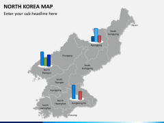 North korea map PPT slide 16