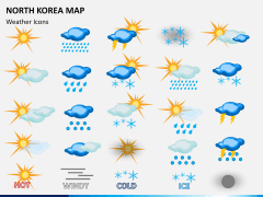 North korea map PPT slide 25