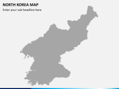 North korea map PPT slide 7