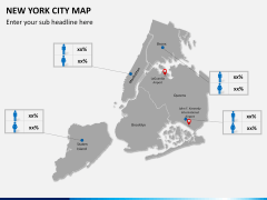 New York City map PPT slide 15