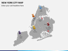 New York City map PPT slide 4
