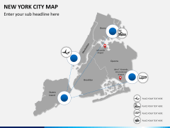 New York City map PPT slide 6